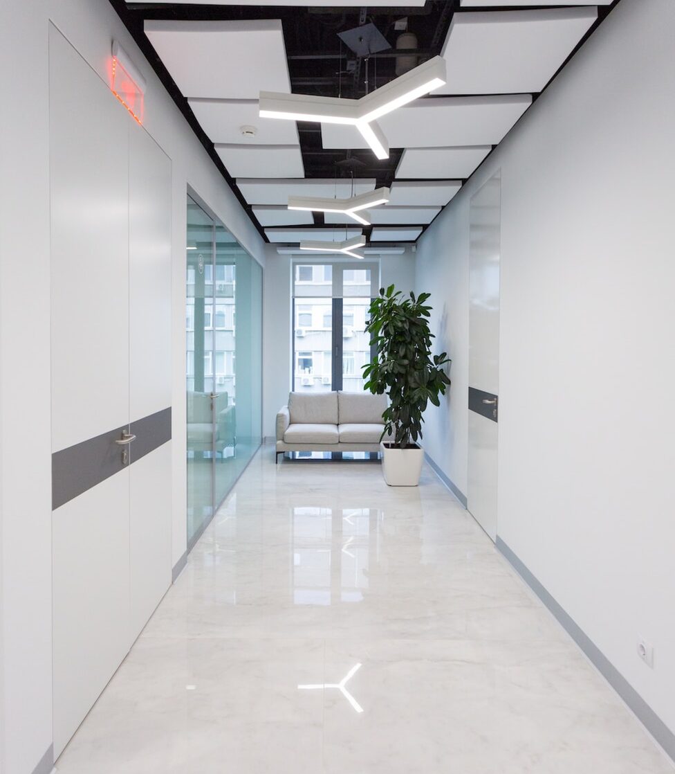 Clinic hallway